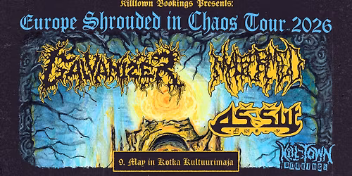 Galvanizer (FI) + Malformed (FI) + A\u0161-\u0161ur @ Kotka Kultuurimaja 09.05.2026