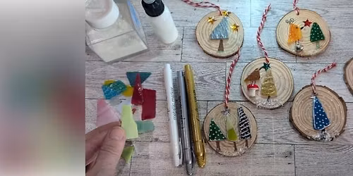 Make your Own Sea Glass Christmas Ornaments
