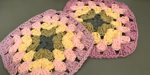 Crochet Beginners Day workshop - Learn how to make Granny at The Long Room, Logie Steading