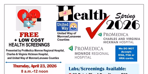 Adrian Area Health Check