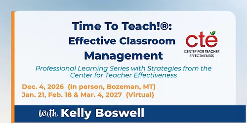 Time to Teach Professional Learning Series