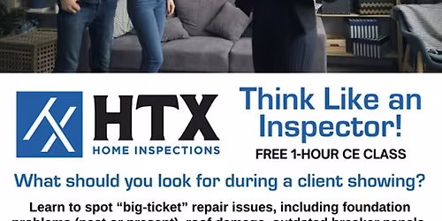 THINK LIKE AN INSPECTOR! FREE 1-Hour CE Class!