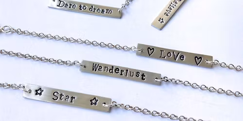 Silver necklace or bracelet with Julie Pratt