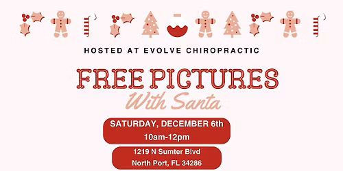Free Pictures with Santa at Evolve Chiropractic!