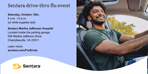 Sentara drive-thru flu event