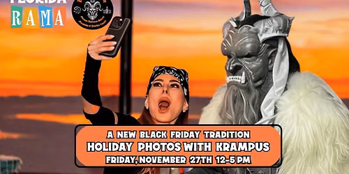 Black Friday Photos with Krampus