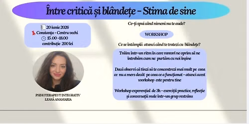 \u00centre critic\u0103 \u0219i bl\u00e2nde\u021be - Stima de sine