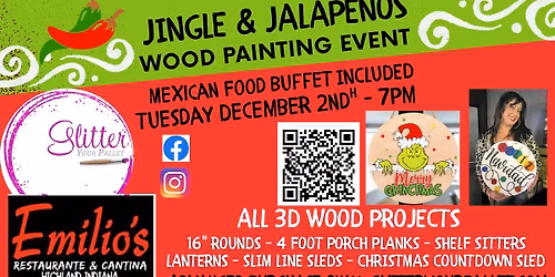 Wood Painting Event - Emilio\u2019s Cantina Highland, IN - Public