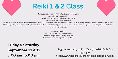 Reiki 1 & 2
