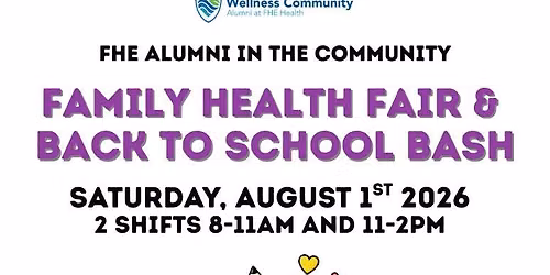 Family Health Fair & Back To School Bash