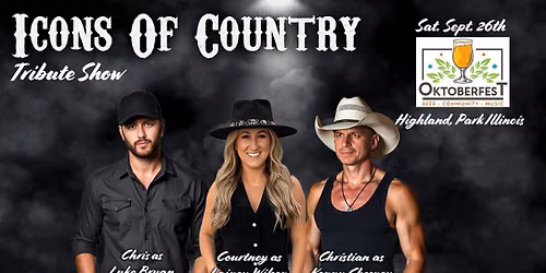 Tributes to Luke Bryan - Lainey WIlson and Kenny Chesney - LIVE at Highland Park Oktoberfest!