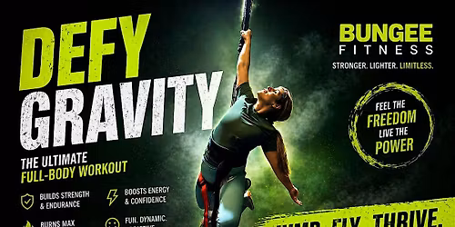 Fly High with Bungee Fitness \u2013 Fun & Strength!