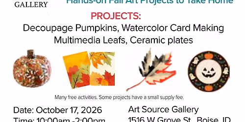 ARToberfest ~ a FREE, Family Friendly, Fall ART Celebration! — Arts & culture in Boise, ID