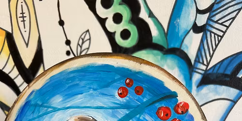 Christmas Robin painting