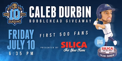 Caleb Durbin Bobblehead Giveaway