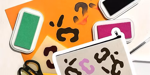 \u201cMake a Stamp, Print a Pouch\u201d Workshop