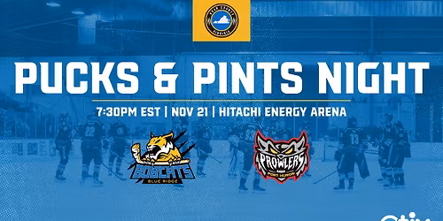 PUCKS & PINTS NIGHT vs Port Huron Prowlers
