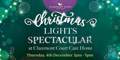 Christmas Lights Spectacular at Claremont Court Care Home