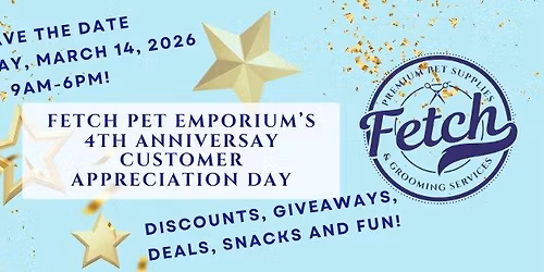 Fetch's 4th Anniversary Party