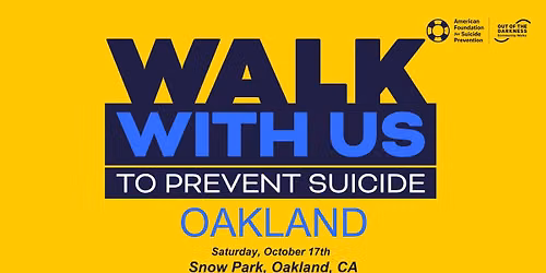 OAKLAND - Out Of The Darkness Walk