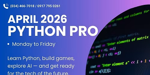 Summer Python Classes