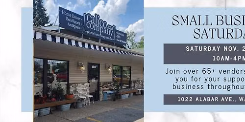 \ud83d\udecd\ufe0f Small Business Saturday
