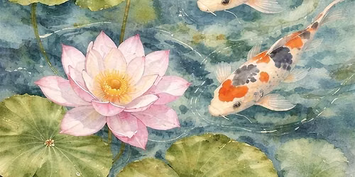 Tranquil Pond Scene Watercolor Workshop
