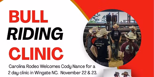 Cody Nance Bull Riding Clinic