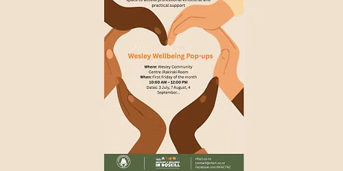Wellbeing Pop ups - Wesley Community Centre