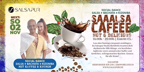 Salsa Caf\u00e9 \u2615  So 02.11.2025 in Bielefeld!