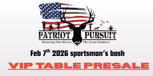 Patriot Pursuit Sportsman\u2019s Bash