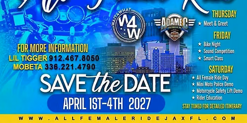 All Female Ride Jacksonville Fl