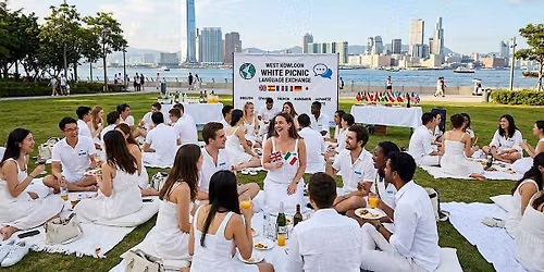 Language exchange + All white picnic in the park