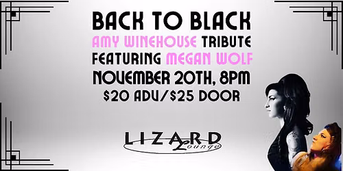 Back to Black Amy Winehouse Tribute