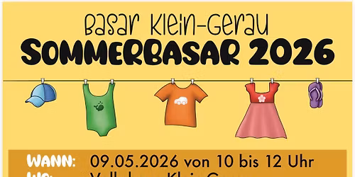 Kinderkleiderbasar Klein-Gerau Fr\u00fchling\/Sommer