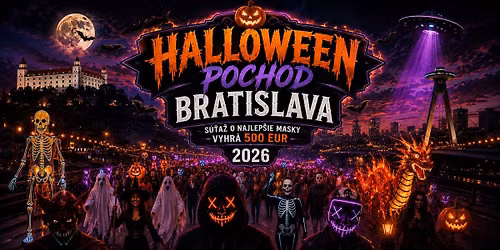 HALLOWEEN POCHOD BRATISLAVA (V MASK\u00c1CH)