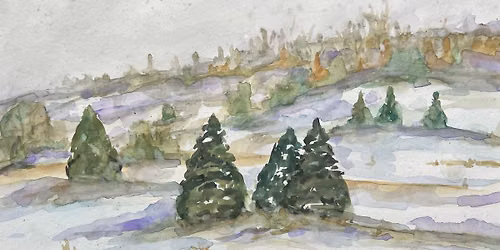 Watercolor Landscape Painting