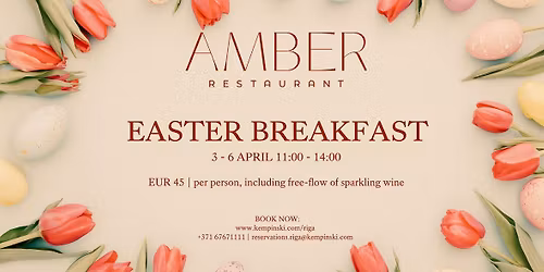 Easter Breakfast at Amber Restaurant