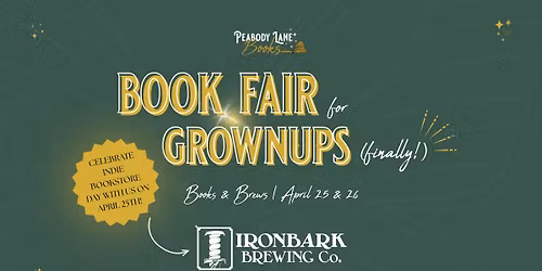 Book Fair for Grownups at Ironbark Brewing Co.