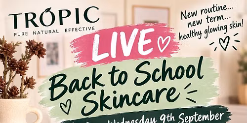 Online Back to school skincare 
