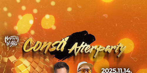 CONSTI Afterparty \u2605 Movement Nights \u2605 Kiskunf\u00e9legyh\u00e1za \/\/ Rockt\u00e1r - 11.14.