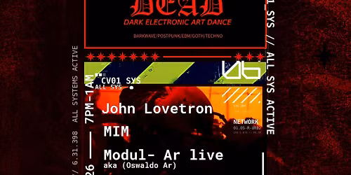 DEAD - DARK ELECTRONIC ART DANCE - VOLTAGE RITUAL - LIVE MODULAR