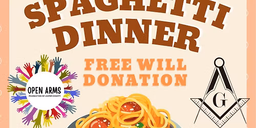FREE - Spaghetti Dinner to Support Open Arms!