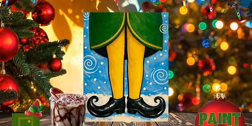An Elf Christmas - Paint & Sip at Z\u00f3calo Food Park!