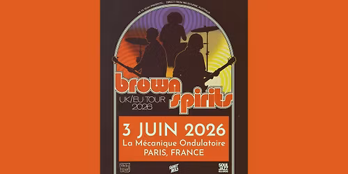 Brown Spirits \u2726 Concert \u2726 La M\u00e9canique Ondulatoire