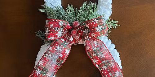 Snowman Wreath Craft Class Workshop