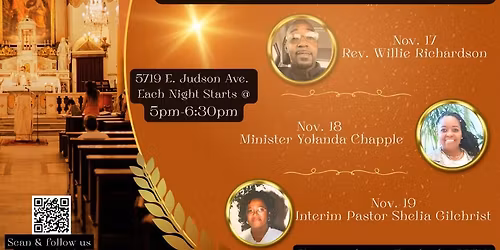 Church Revival  - Theme: \u201cThe Authority to Win\u201d