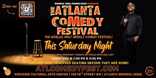 The Atlanta Comedy Festival this Saturday @ Westside Cultural Arts Center