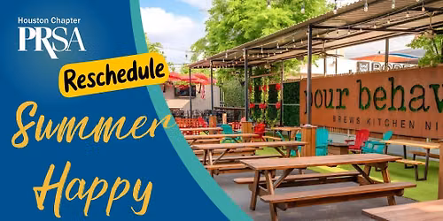 PRSA Houston Summer Happy Hour: Sip, Connect and Grow