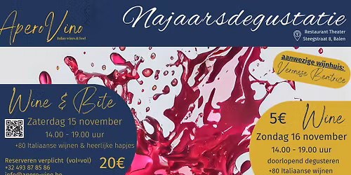 \ud83c\udf77\ud83c\udf41 Grote Najaarsdegustatie AperoVino \ud83c\udf41\ud83c\udf77